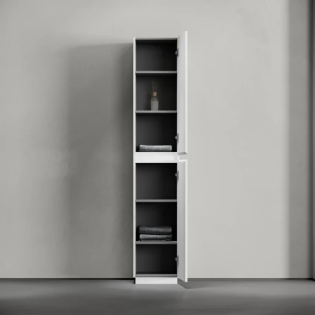 шкаф пенал sancos libra floor 35 plb35fw белый глянец