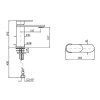 смеситель для раковины zucchetti octo zoc564.c51