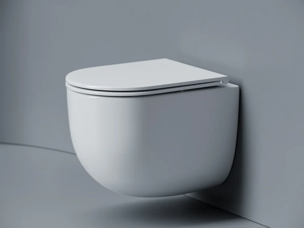 унитаз подвесной ceramicanova вога (voga) смыв торнадо 3.0, сиденье микролифт, белый, cn4012t
