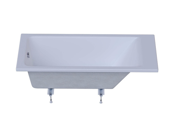 акриловая ванна aquatek eco-friendly калибри 180х80 kl180-0000001 цвет белый без панелей, каркаса и слив-перелива