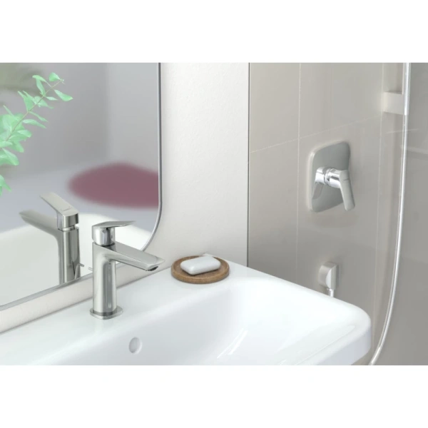смеситель для раковины с донным клапаном hansgrohe logis 71251000