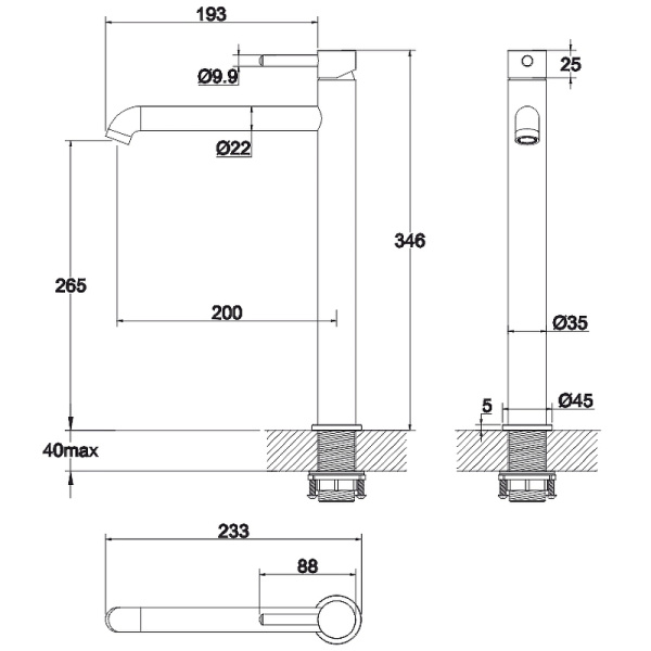 смеситель для раковины whitecross y brushed gold y1213glb брашированное золото