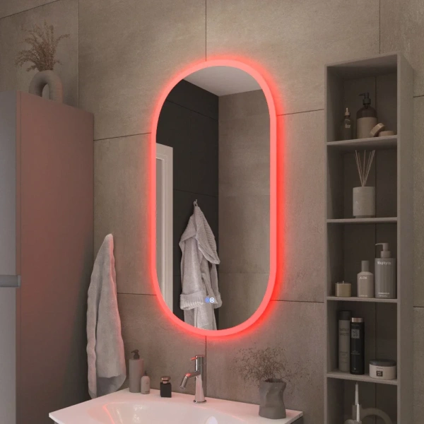 зеркало cezares ellisse 50 czr-spc-els-500-950-rgb-tch с подсветкой с сенсорным выключателем и функцией памяти зеркало cezares ellisse 50 czr-spc-els-500-950-rgb-tch с подсветкой с сенсорным выключателем и функцией памяти