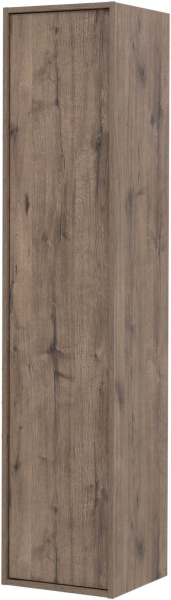 шкаф-пенал aquanet lino (flat) 00295038 35 дуб веллингтон