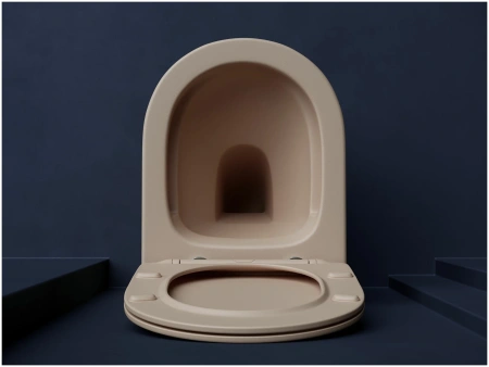 унитаз ceramicanova balearica rimless cn6000mc подвесной, безободковый, с сиденьем микролифт, капучино матовый