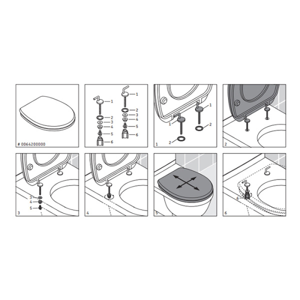 сиденье duravit starck 2 для унитаза , (для 253309, 212909) петли сталь, микролифт, цвет: белый