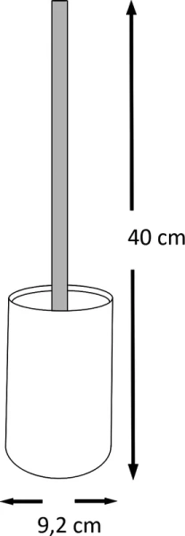 Ёршик для унитаза Ridder Samira темно-зеленый