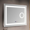 Зеркало 80х60 см Melana MLN-LED089 с LED-подсветкой, антизапотеванием, часы, косметическое зеркало Зеркало 80х60 см Melana MLN-LED089 с LED-подсветкой, антизапотеванием, часы, косметическое зеркало