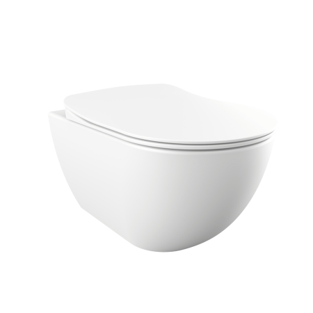 Унитаз подвесной Creavit Free FE320-11MB00E-0000 белый матовый без сиденья