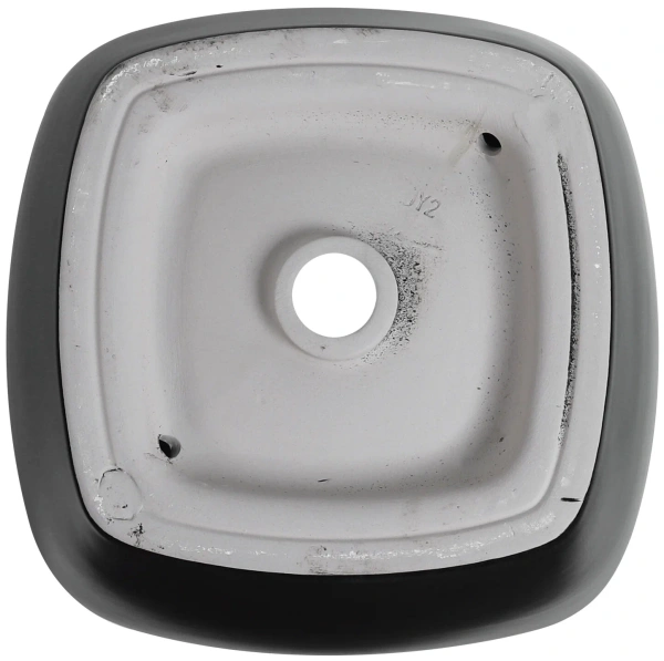 раковина накладная 40 см aquanet trend-1-mb 00273684, черный матовый