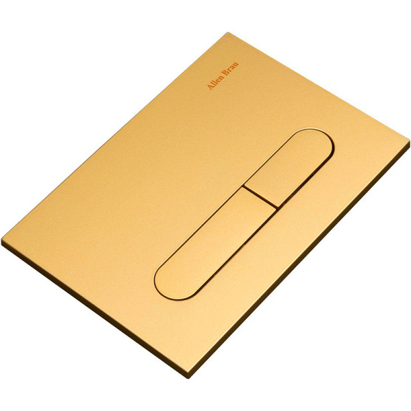 клавиша для инсталляции allen brau project color 9.2pr01.gd для унитаза, пластик, золото