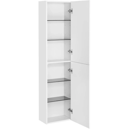 пенал roca luna zru9307768 подвесной l/r, белый матовый