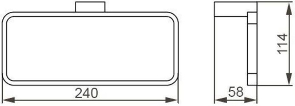 Держатель для полотенец Aquanet 5680MB