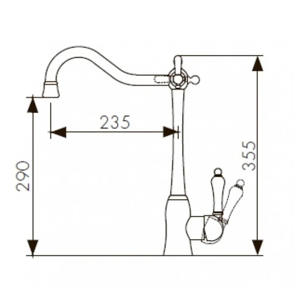 смеситель для кухни с фильтром kaiser vincent 31944-9 + h851p00