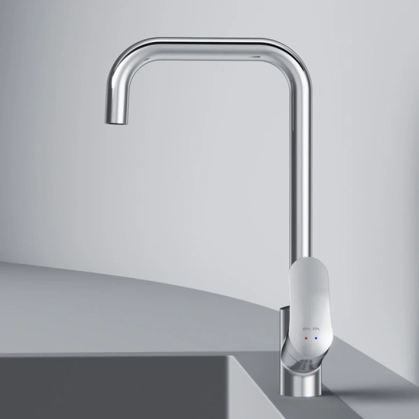 смеситель для кухни am.pm like f8006000 хром