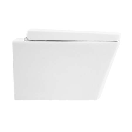 унитаз подвесной безободковый belbagno regina bb104ch, без сиденья, цвет белый