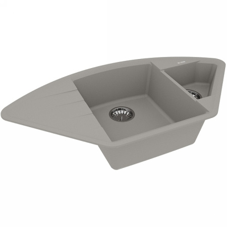 кухонная мойка lemark irkana 980 9910045 грей