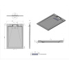 душевой поддон из литого мрамора 120×80 см vincea vst-4srl8012a