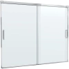 шторка на ванну cezares tandem soft 180 tandem-soft-vf-2-180/145-c-cr-iv профиль хром стекло прозрачное