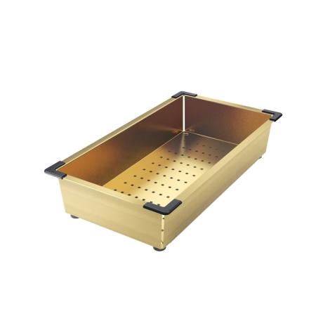 Коландер IDDIS Kitchen Line KOL23MGi59 нержавеющая сталь, матовое золото 426*231