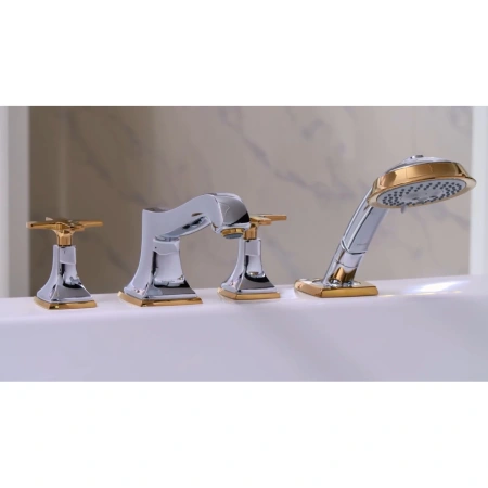 смеситель на борт ванны hansgrohe metropol classic 31449090