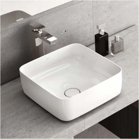 раковина 37x37 см roca inspira square 327532000