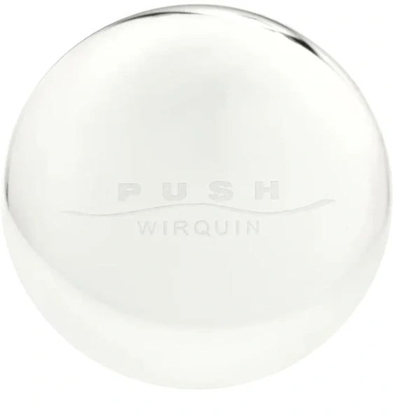 донный клапан wirquin 30717648 для раковины, с переливом, хром