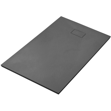 Душевой поддон из стеклопластика WasserKRAFT Elbe 100×80 74T17 черный матовый