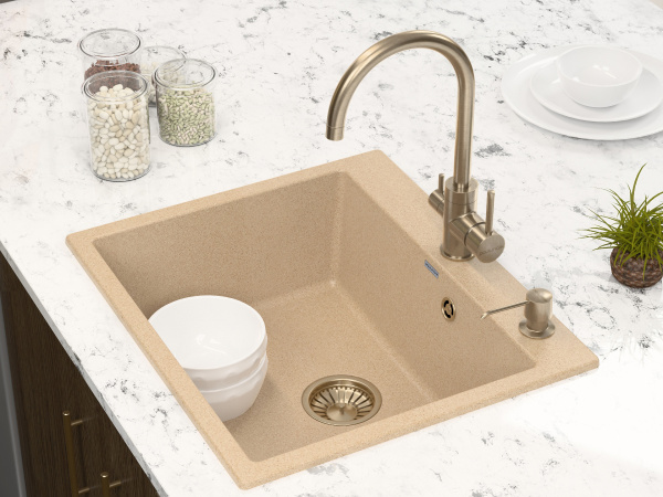 дозатор для моющего средства paulmark sauber d001br бронза