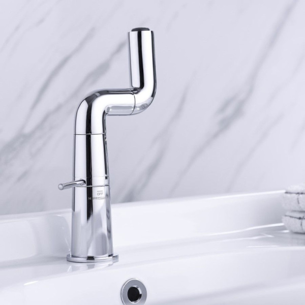 смеситель для раковины haiba hb10813 цвет хром