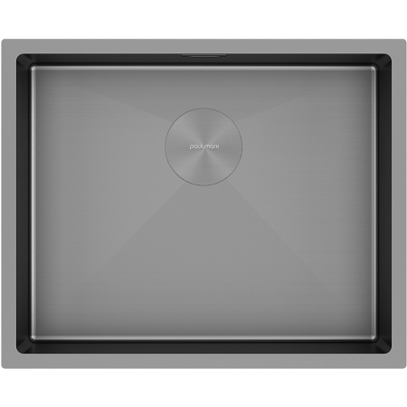 Кухонная мойка Paulmark NEXT 54 UNI PM215444-MG, цвет матовый серый
