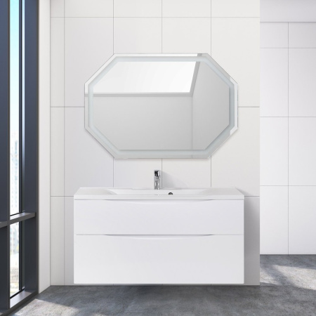 Раковина полувстраиваемая BelBagno 120 BB1200/450-LV-MR-PR Белая
