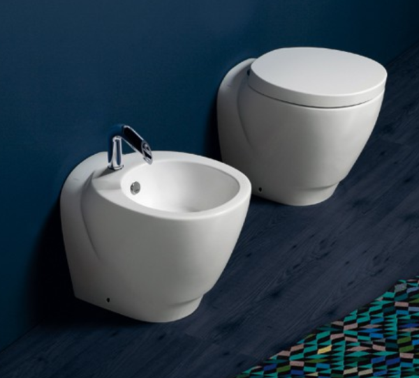 биде напольное simas bohemien bo04bi*1, цвет: белый