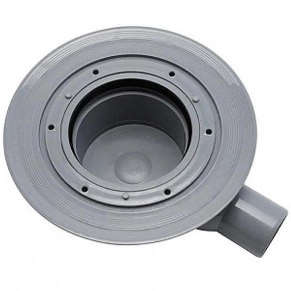 душевой трап pestan confluo standard dry black glass 1 13000101 10x10 см, хром/черный глянец