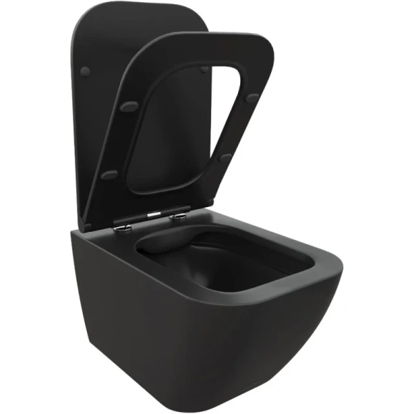 унитаз cerutti spa mimi aria mb ct8920 подвесной черный матовый с сиденьем микролифт