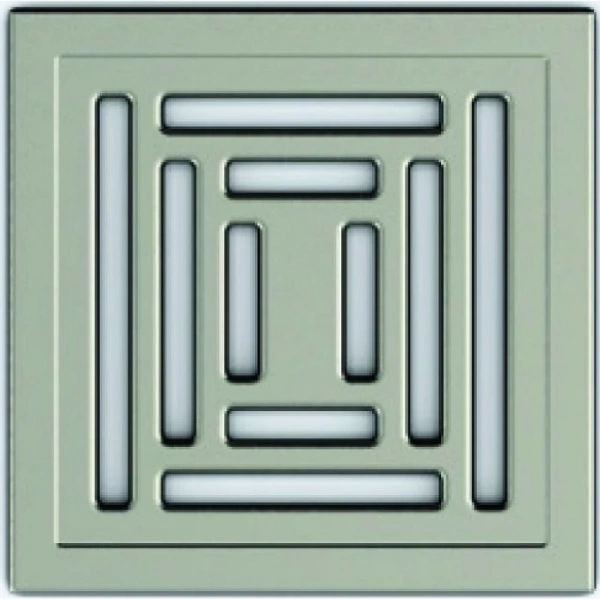 душевой трап berges zentrum uno 150x150 090472 с решеткой хром матовый