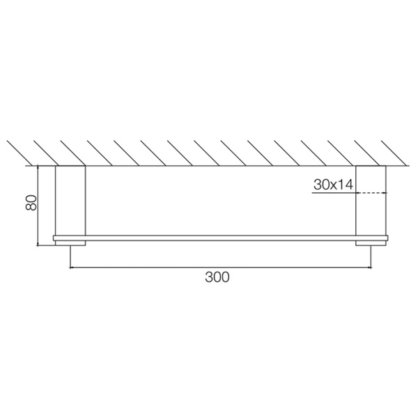 Полотенцедержатель 30 см FIMA|Carlo Frattini Accessori F6020/30OR подвесной, золото
