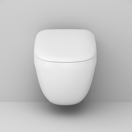 унитаз am.pm sensation flashclean ck30h0904w подвесной с гигиеническим душем и ершиком с сиденьем микролифт