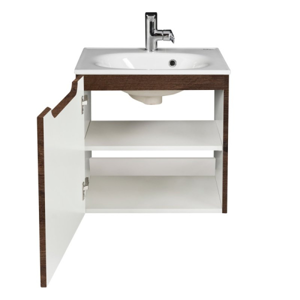 тумба под раковину belbagno etna 50 r etna-500-1a-so-rw-p-r подвесная rovere moro
