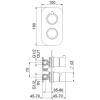 смеситель для душа webert one-b nb860101015 цвет хром