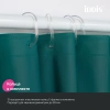 штора iddis p04pe18i11 для ванной 200x180 см темно-зеленый pe