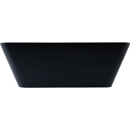 акриловая ванна 170х75 см aquanet perfect 13775-gw-mb код 00292986, цвет белый глянцевый/ черный матовый