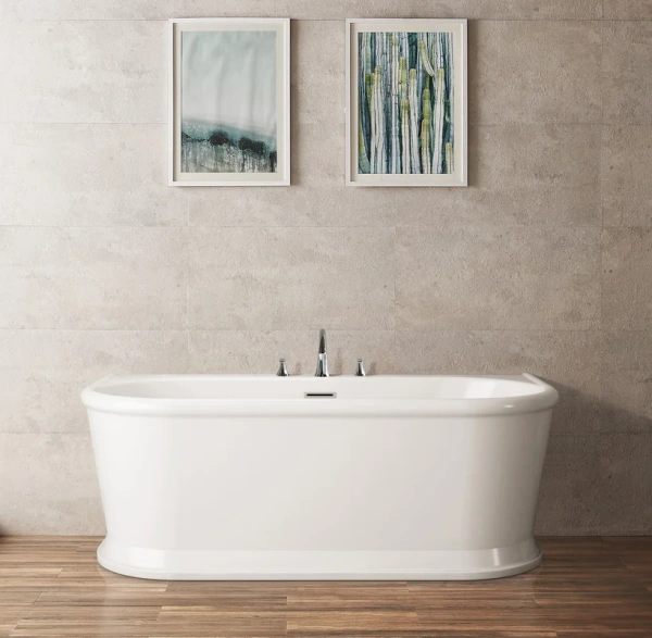 акриловая ванна belbagno bb408-1500-800 150х80 без гидромассажа
