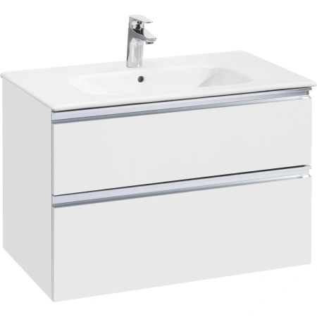 тумба белый глянец 78,5 см roca the gap a857399806