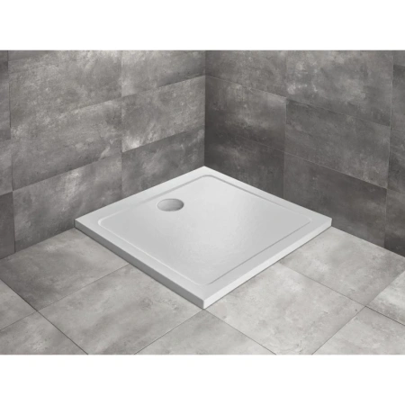 Душевой поддон 90×90 см Radaway Doros C Stone White SDRC9090-01-04S