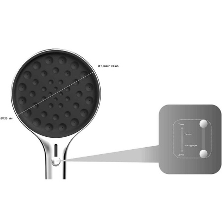 душевая система vincea inspire vsfw-3i22mt3ch с термостатом хром