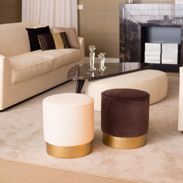 пуф oasis otto 5hmsaot4gc ø40х h:42см., цвет: бархат t116c/lilla lucido