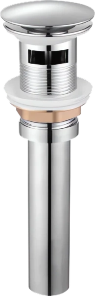 Донный клапан Weltwasser SK санфаянс WW PP GL-CR для раковины, с переливом, хром