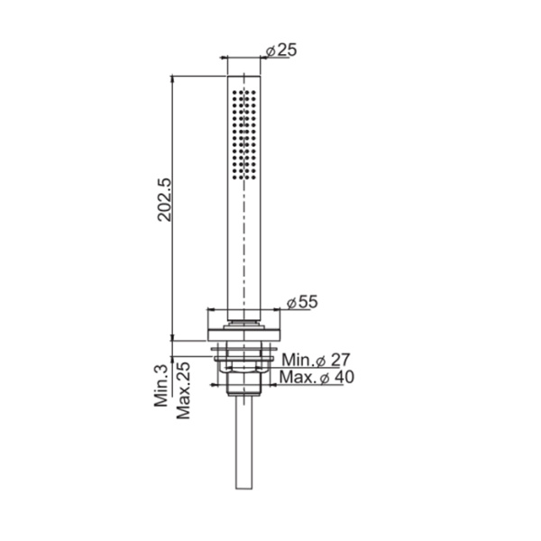 душевой комплект fima carlo frattini wellness f2136cr на борт ванны, с ручным душем, держателем и шлангом 1500 мм., цвет хром