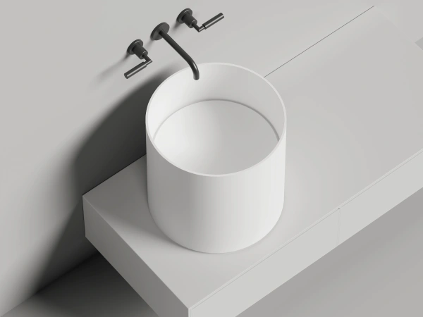 накладная раковина salini armonia round 03 130413g белый